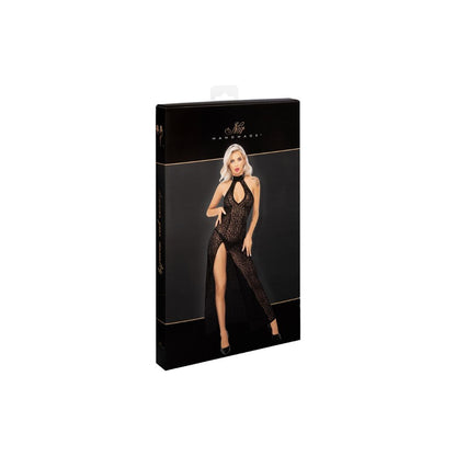 Langes Neckholderkleid mit Leoprint - OH MY! FANTASY