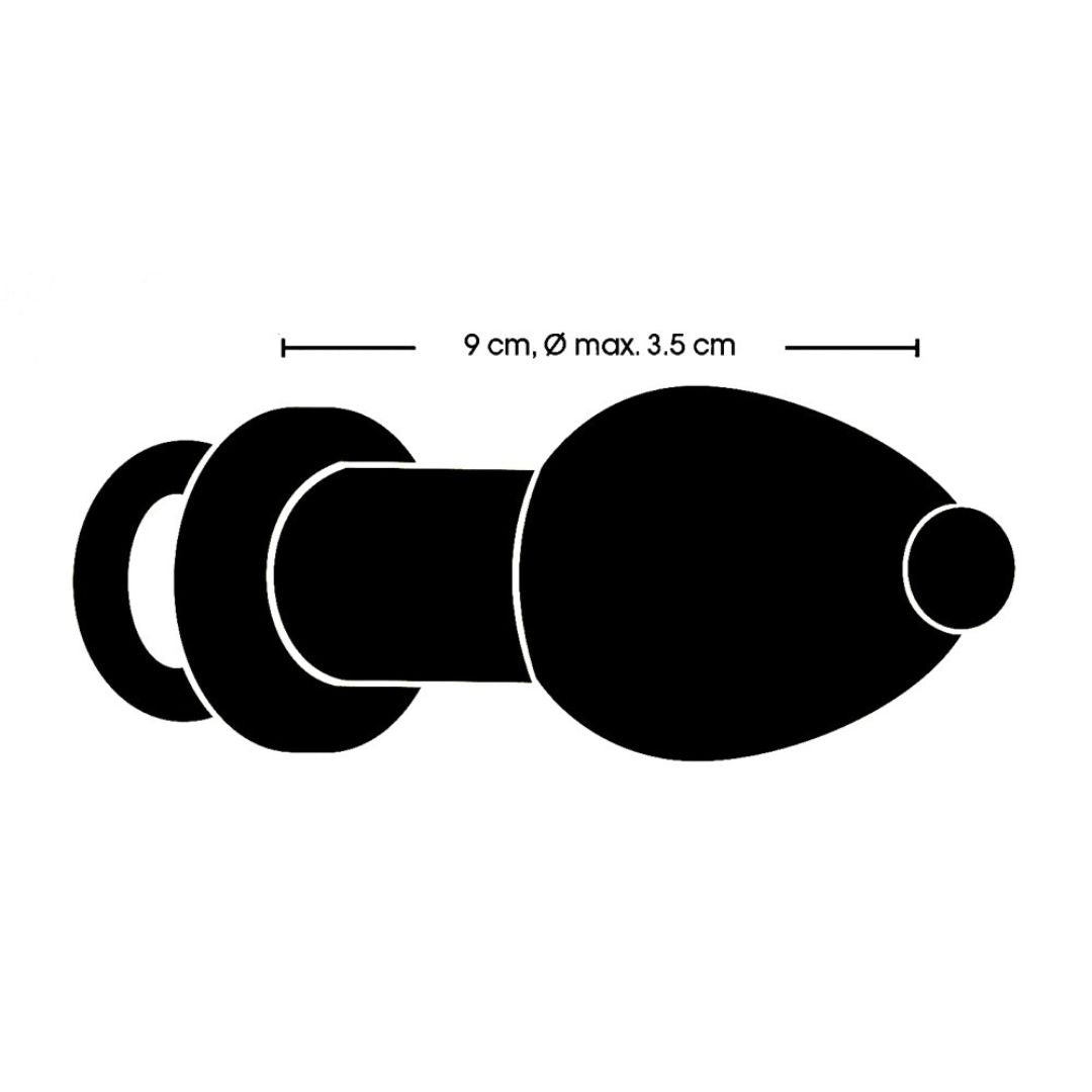 Handfessel-Set mit Analplug, Kette und 3 Schlösser - OH MY! FANTASY