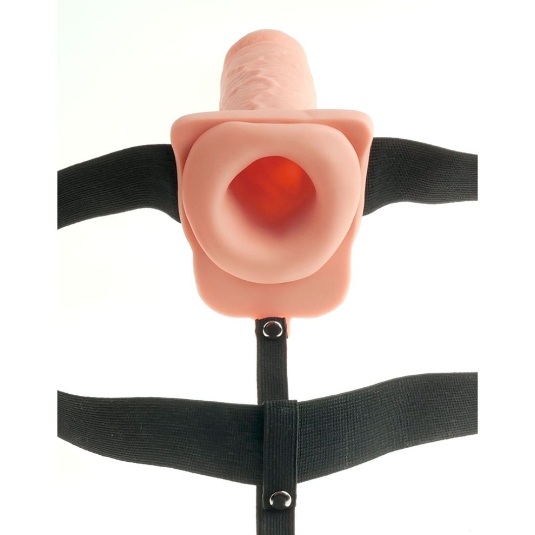 Strap-on „7“ Hollow Rechargeable Strap-on with Balls“ - OH MY! FANTASY