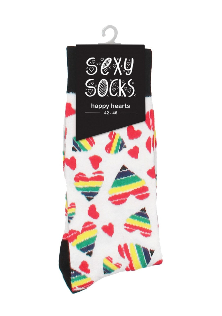 Sexy Socks 'Happy Hearts' 