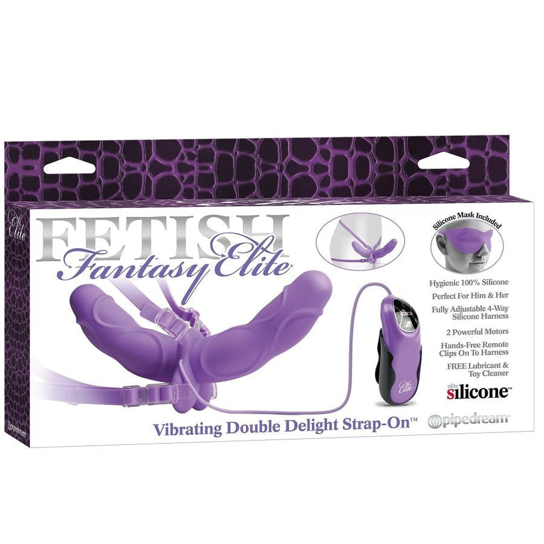 Strap-On Harness "Double Delight" mit Vibration - OH MY! FANTASY