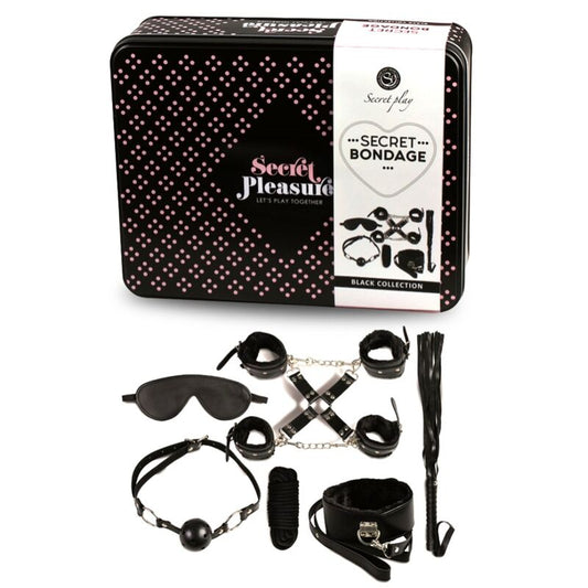 Secret play bdsm set 8pcs schwarz