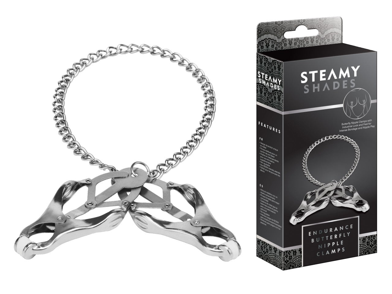 STEAMY SHADES Endurance Butterfly Nipple Clamps